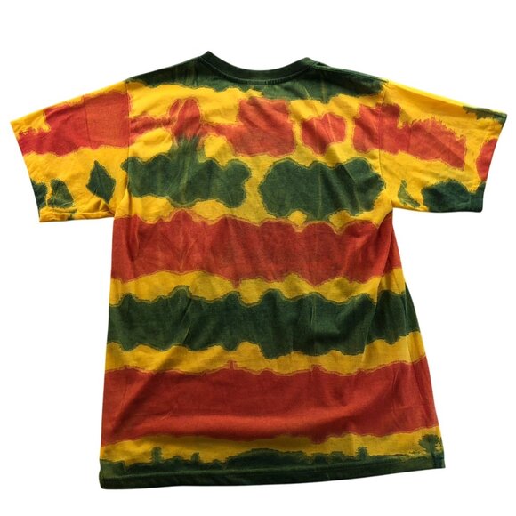Bob Marley Men's T-Shirt Medium Tie-Dye Short Sleeve Hippie Casual - Picture 2 of 9